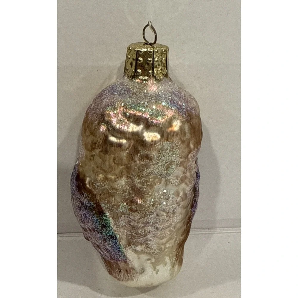 Vintage Owl Christmas Ornament From Christborn. Made In‎ Germany